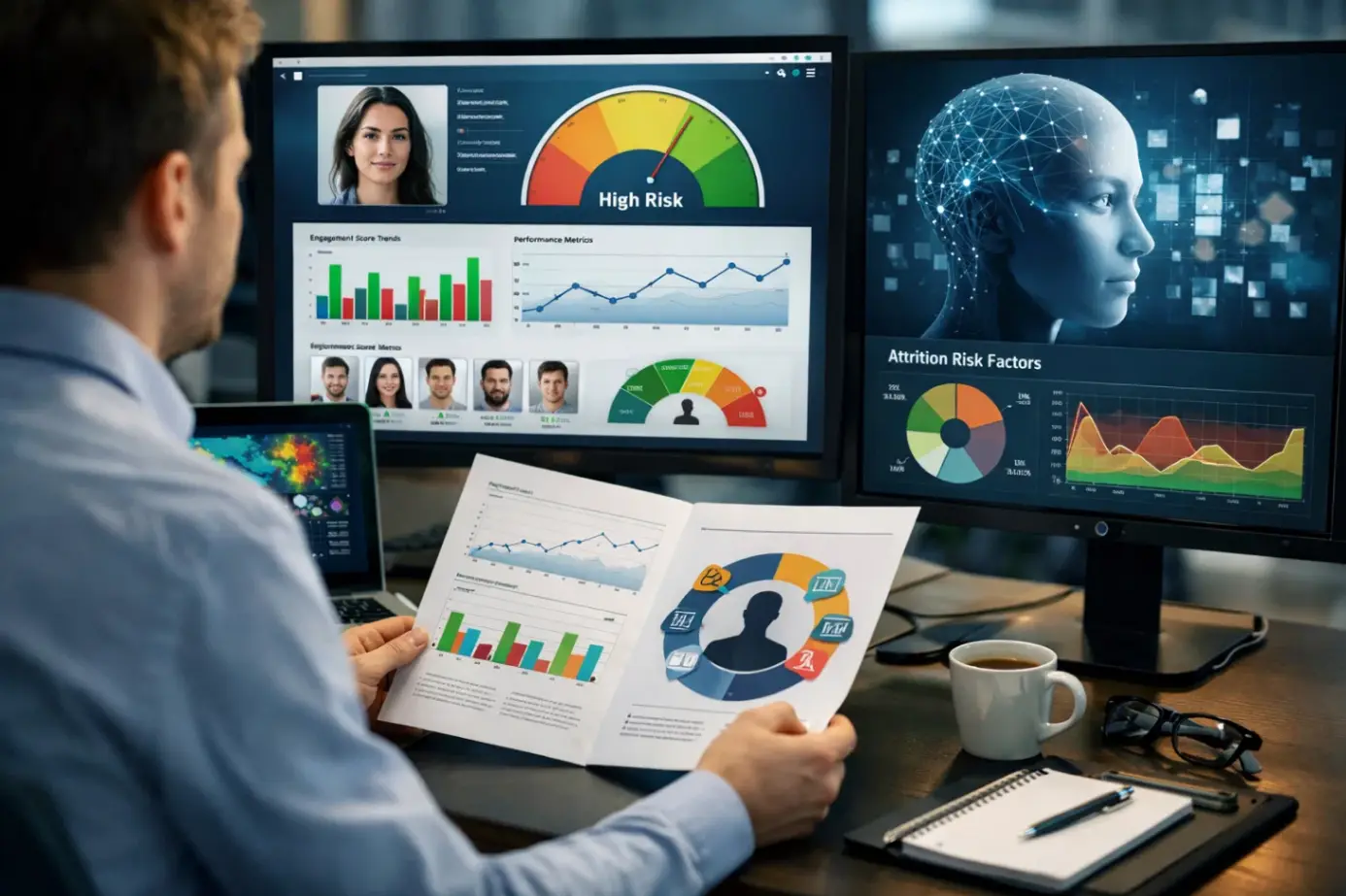 Как работает ИИ-модель оценки риска ухода