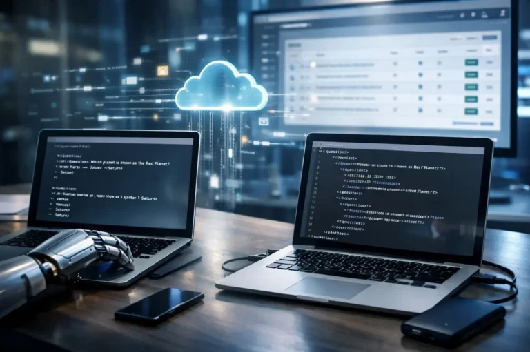 Экспорт тестов в LMS с ИИ: GIFT и XML