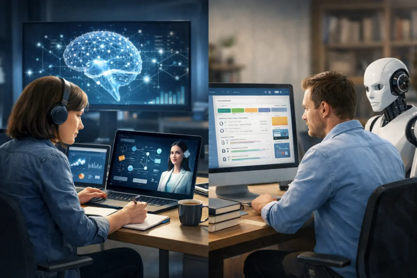 LXP vs LMS: роль ИИ в адаптивном обучении