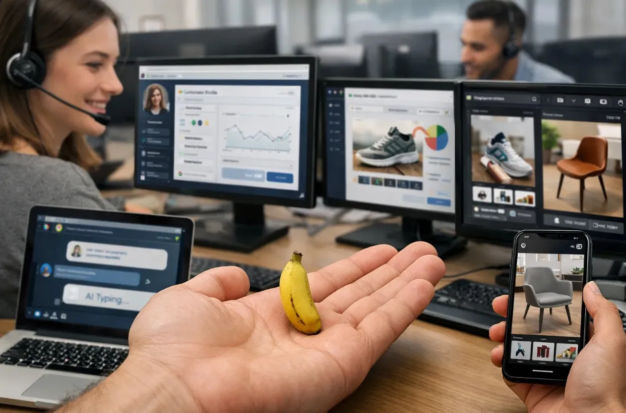 Nano banana в клиентском сервисе